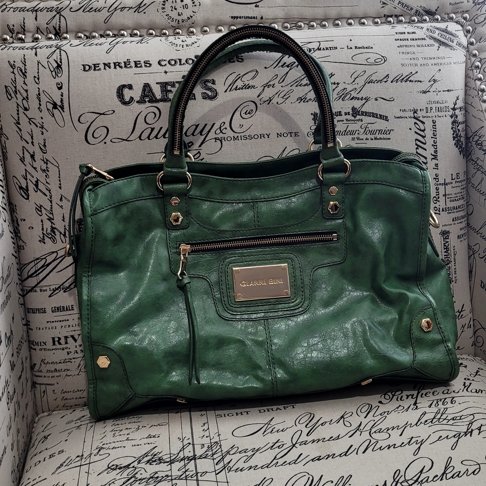 Green Leather Handbag